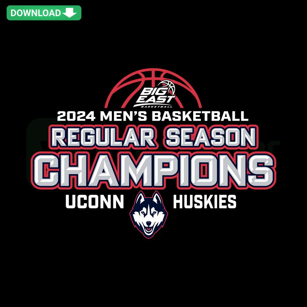 UConn Mens Basketball 2024 Champions SVG, editable for Cricut, featuring bold text and team logo, perfect for sports-themed crafts.