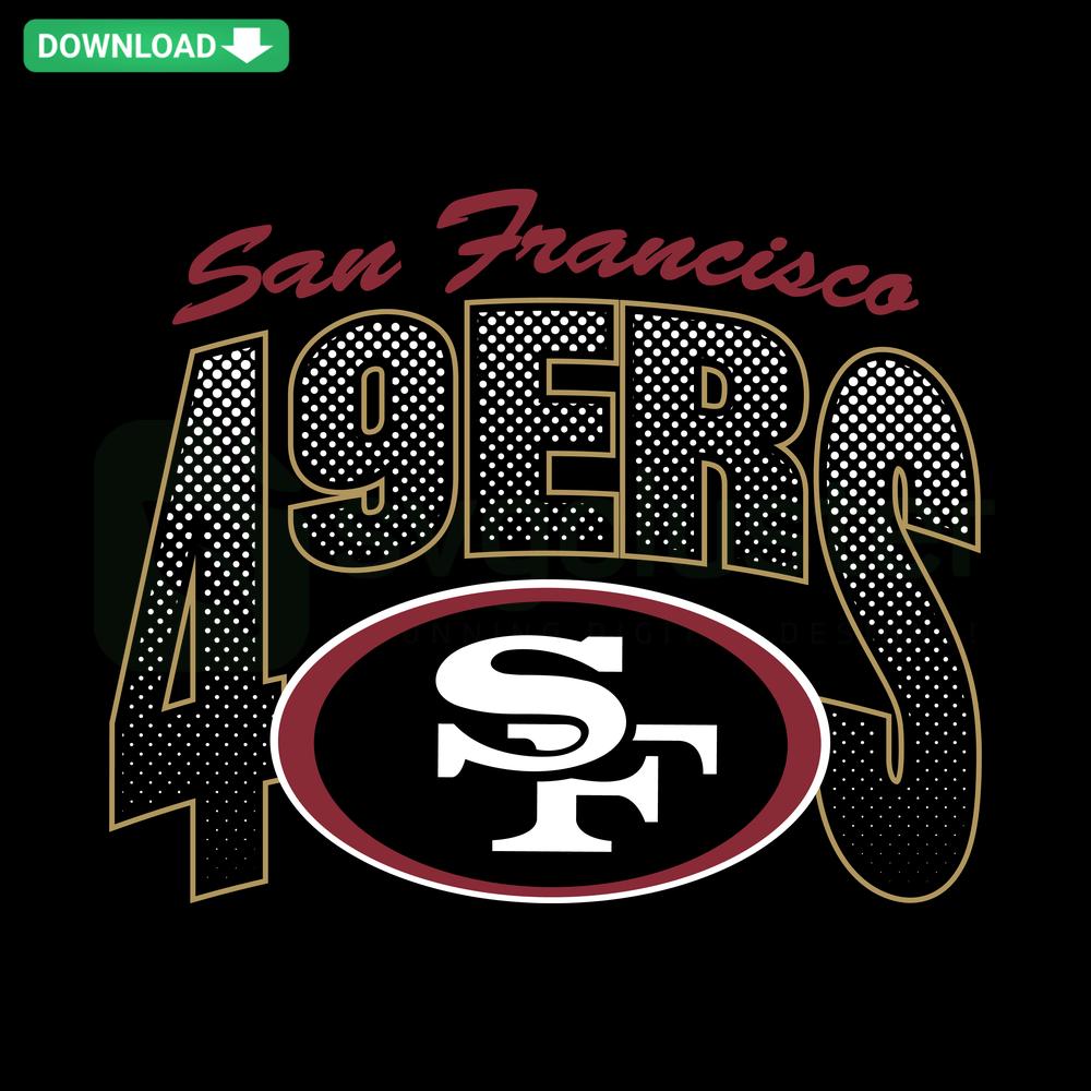 Vintage San Francisco 49ers SVG, Retro 49ers Logo, Digital Cutting Files for Cricut, Nostalgic Design, NFL Team Graphics