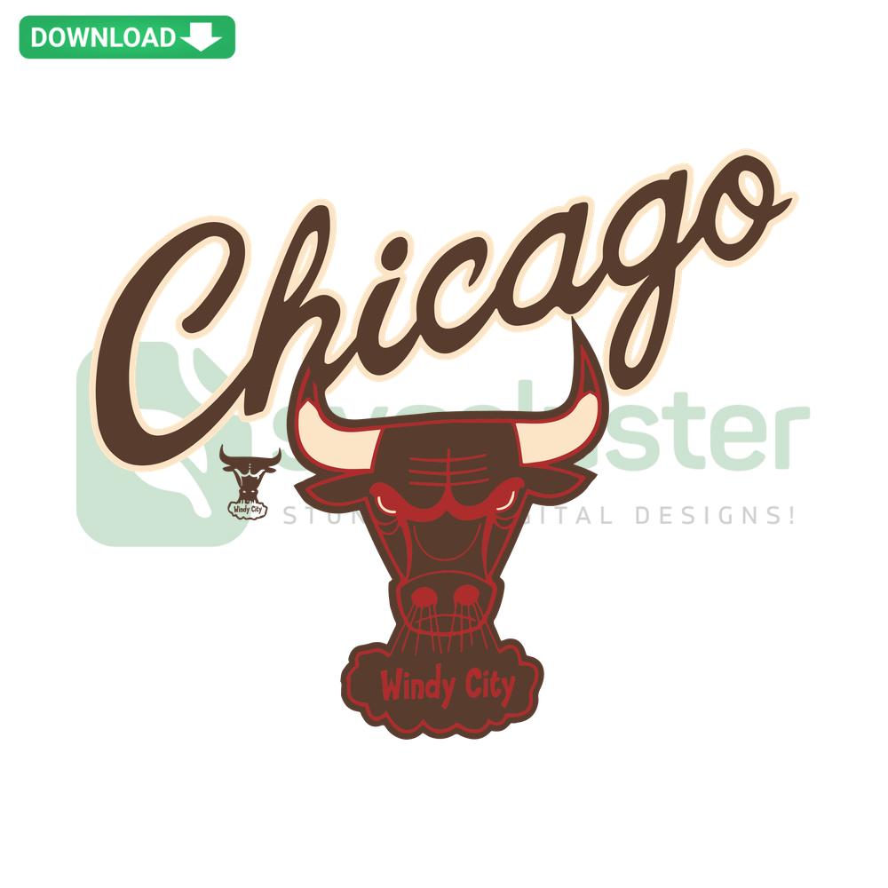Chicago Bulls NBA Team Basketball Logo SVG Design, Digital Download for Designers, SVG Resources for Sports Graphics and Projects