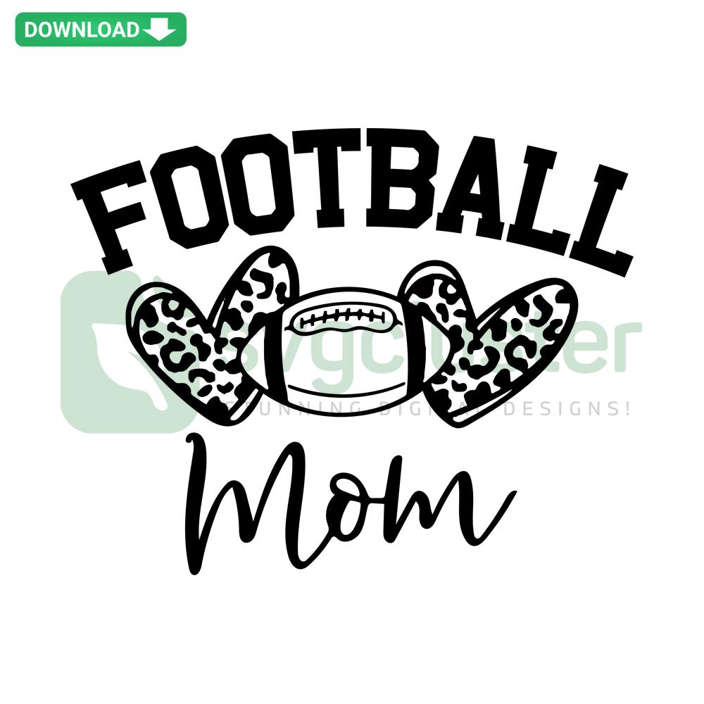 Football Mom Leopard SVG applied on a crafted shirt and tumbler