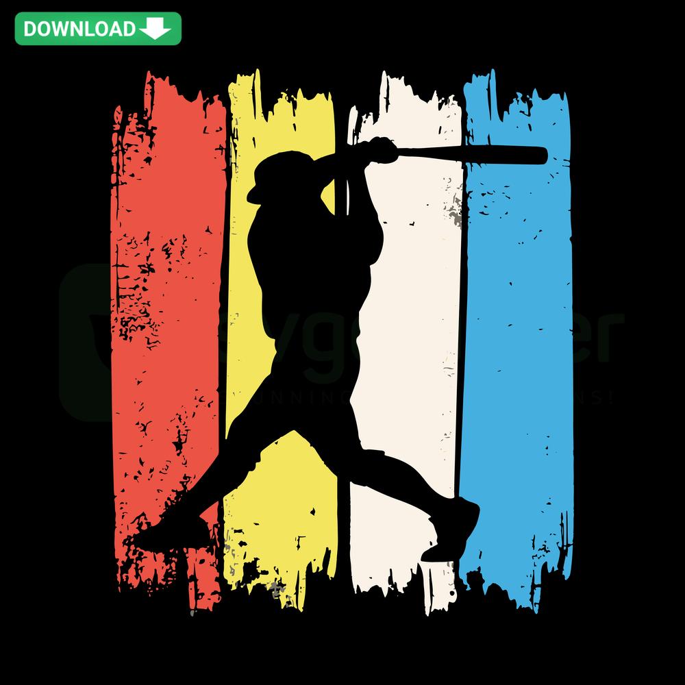 Retro Baseball Dad SVG design on a Father's Day t-shirt
