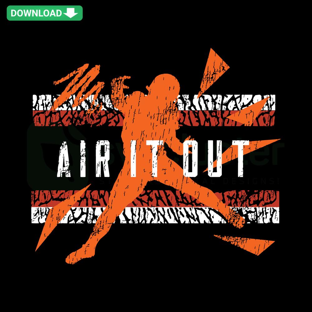 Air It Out Chicago Bears Football SVG, ideal for scrapbooking, digital download with iconic Bears logo, football theme design.