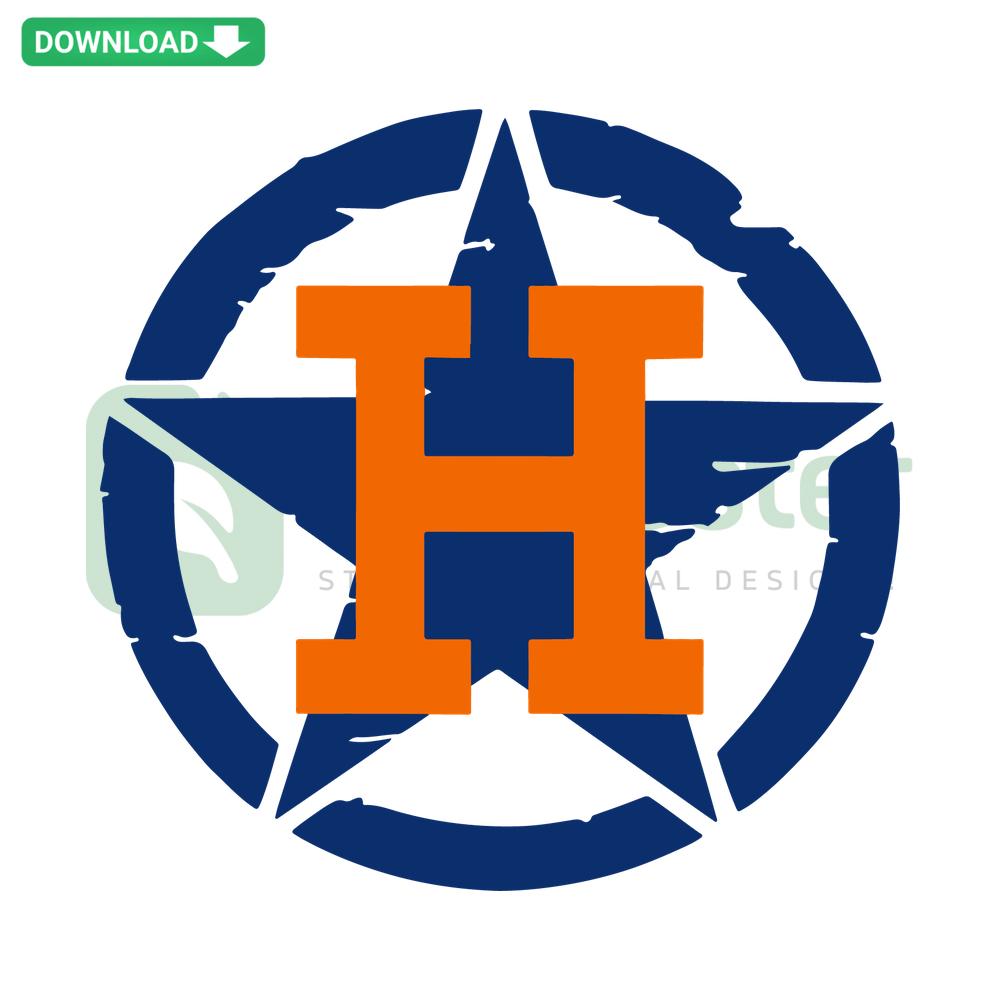 Houston Astros Logo SVG Digital Download: Official team logo design, vibrant colors, perfect for custom SVG files, sports enthusiasts.