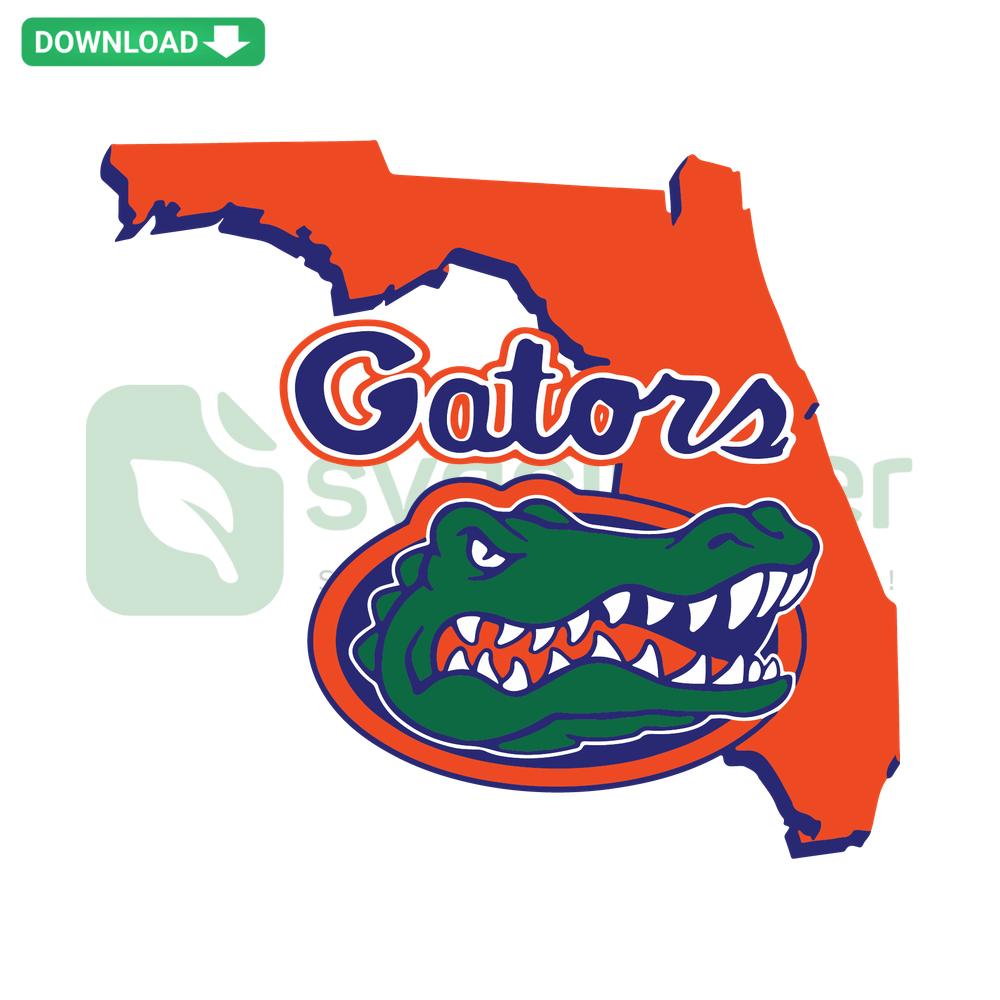 Florida Gator SVG Digital Download: Intricate vector graphics featuring a fierce gator design, perfect for crafting and DIY projects.