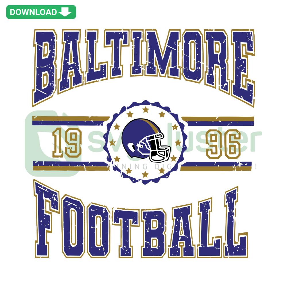 Baltimore Football SVG Design for Cricut, NFL-Themed Digital Download, Perfect for Crafting, Cutting Machines, Instant File