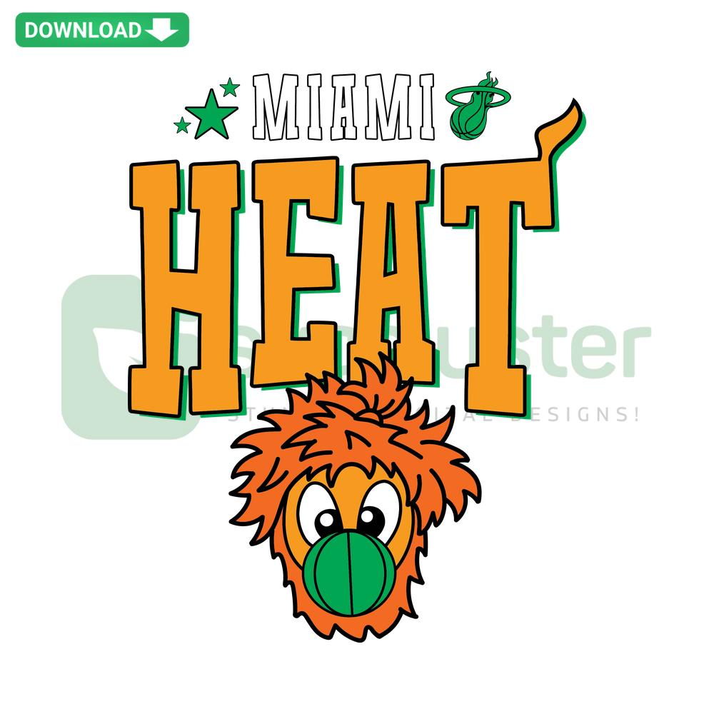 Miami Heat Basketball NBA Team SVG with vibrant logo design, premium SVG graphics for sports merchandise and fan art.