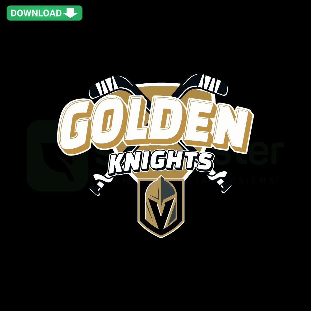 Vegas Golden Knights Ice Hockey NHL SVG Design, perfect for home decor, featuring team logo in sleek, digital downloadable format.