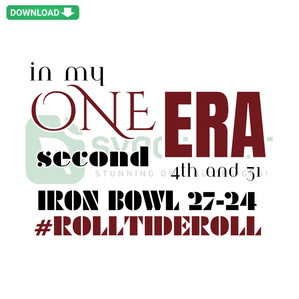 Iron Bowl 4th and 31 SVG Collection: Roll Tide Roll, Alabama pride digital file, football-themed graphic design