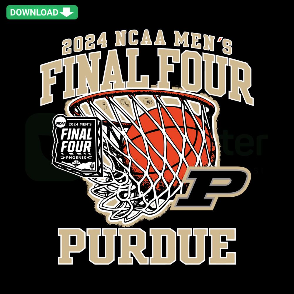 Purdue Men's Basketball NCAA Final Four SVG, Editable Cricut Design, Team Logo, DIY Crafts, Sports Enthusiast Graphics.