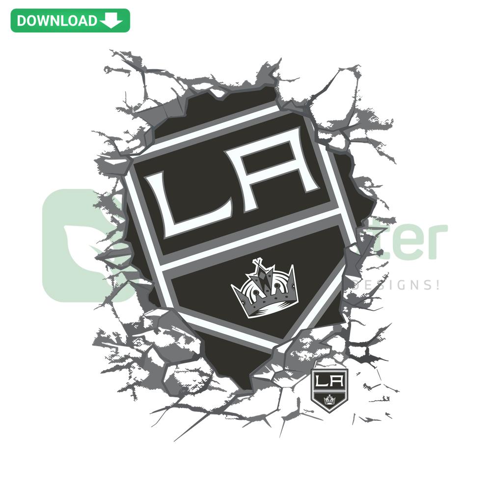 Los Angeles Kings Breakthrough NHL SVG Download: High-Quality Hockey Logo Design Digital File for Craft Projects