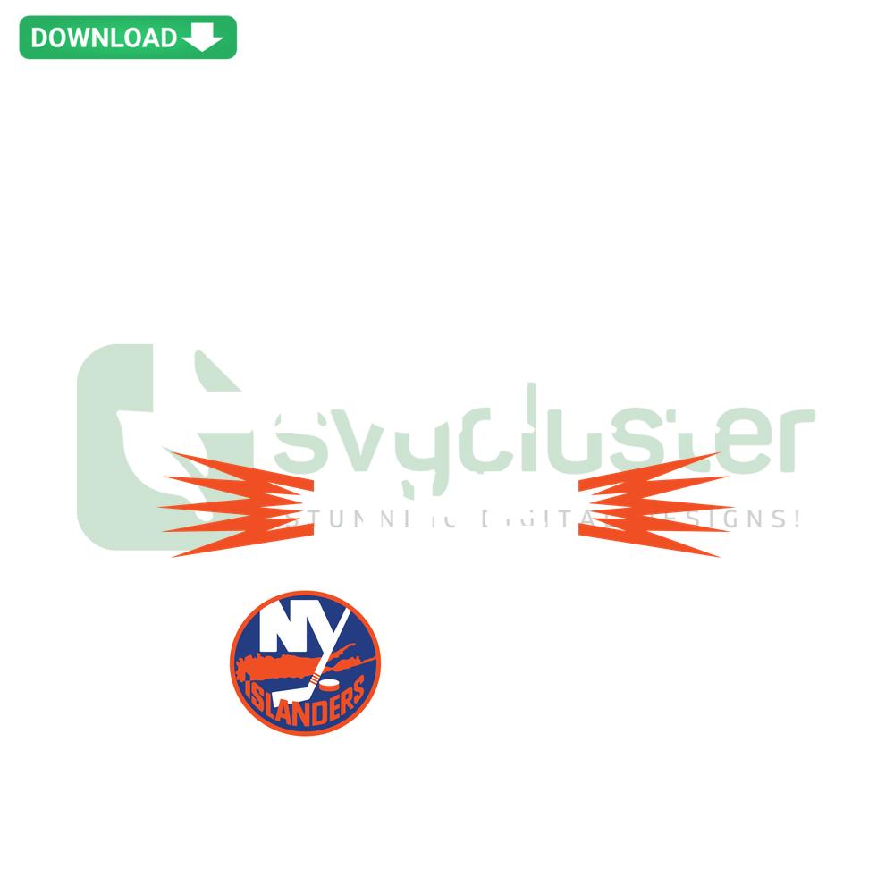 Islanders 2024 Playoff Light the House Hockey SVG, bold team colors, perfect for designers, instant download.