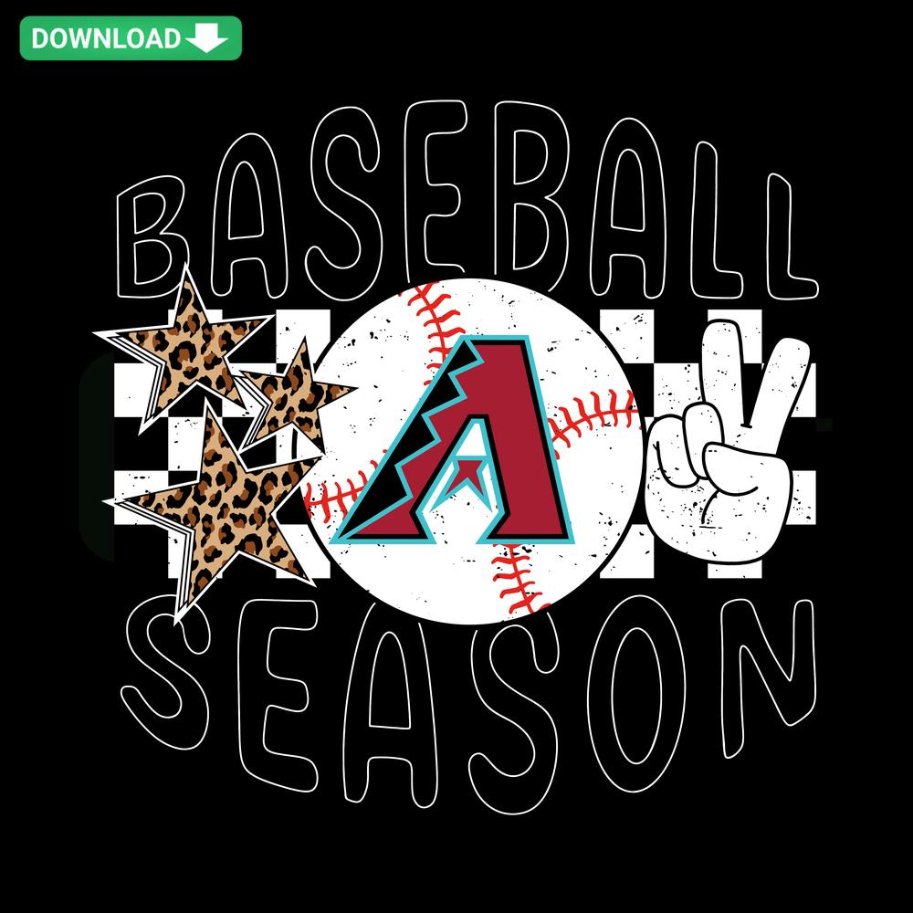 Arizona Diamondbacks SVG design featuring team logo and baseball elements for wall art digital download. Perfect for fans!