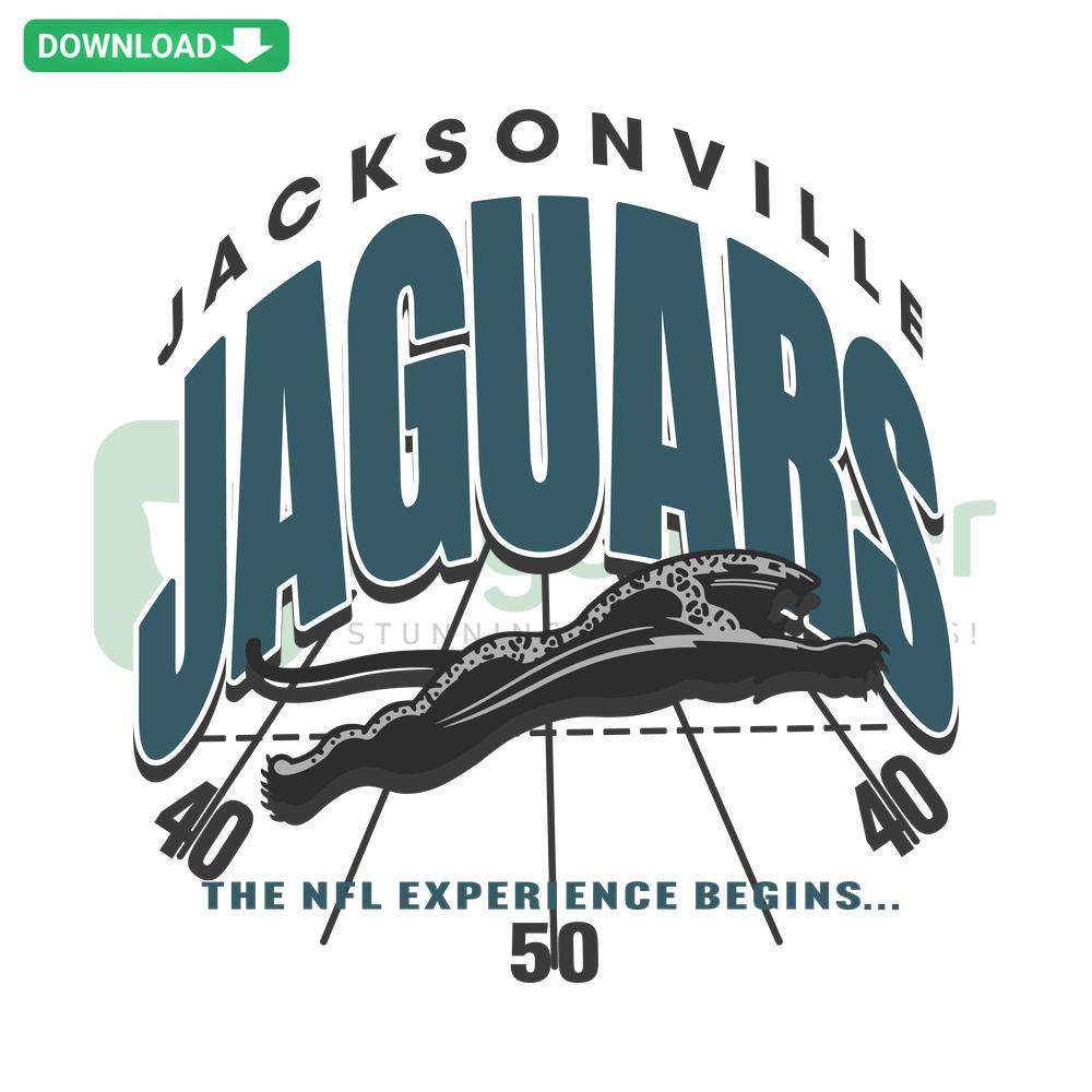 Jacksonville Jaguars vintage football logo, NFL SVG design, compatible with Cricut, Silhouette for crafting.