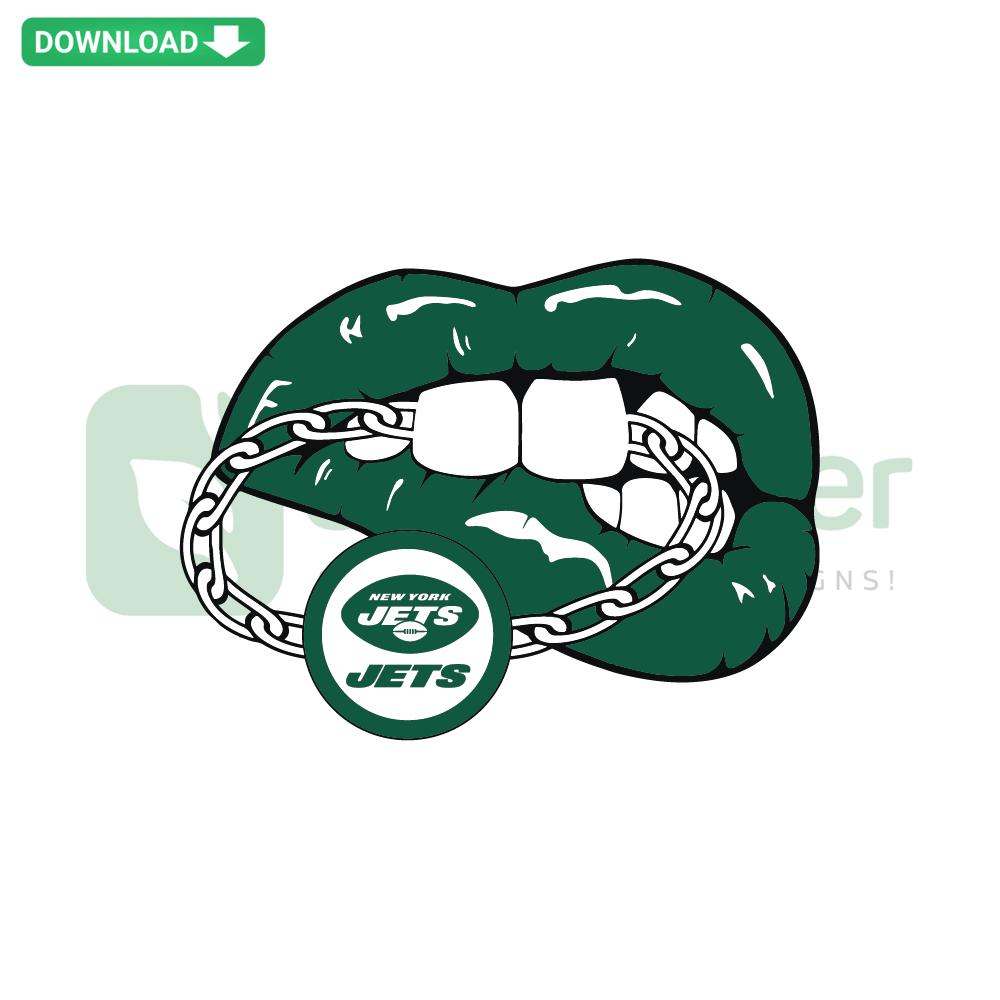 New York Jets SVG Digital Download for Wall Art: Team design with logo and colors, ideal for sports decor and crafts.