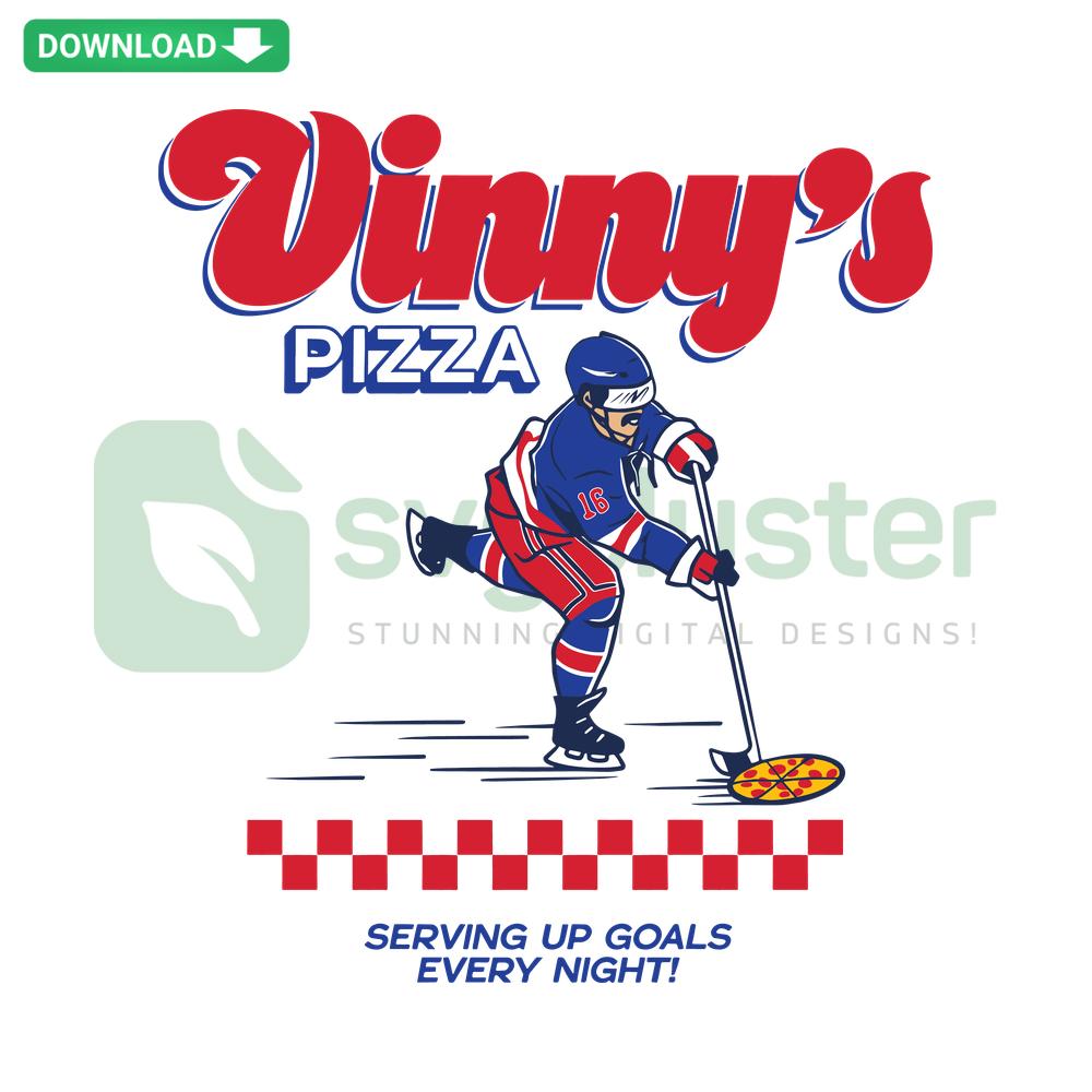 Vinny's Pizza SVG for Cricut: Soccer-themed design with pizza slices, perfect for crafting, instant download.