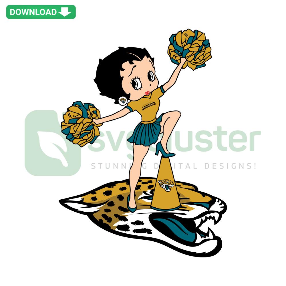 Jacksonville Jaguars Fangirl SVG Design, vibrant teal and gold elements, perfect for Cricut projects, NFL fan craft template.