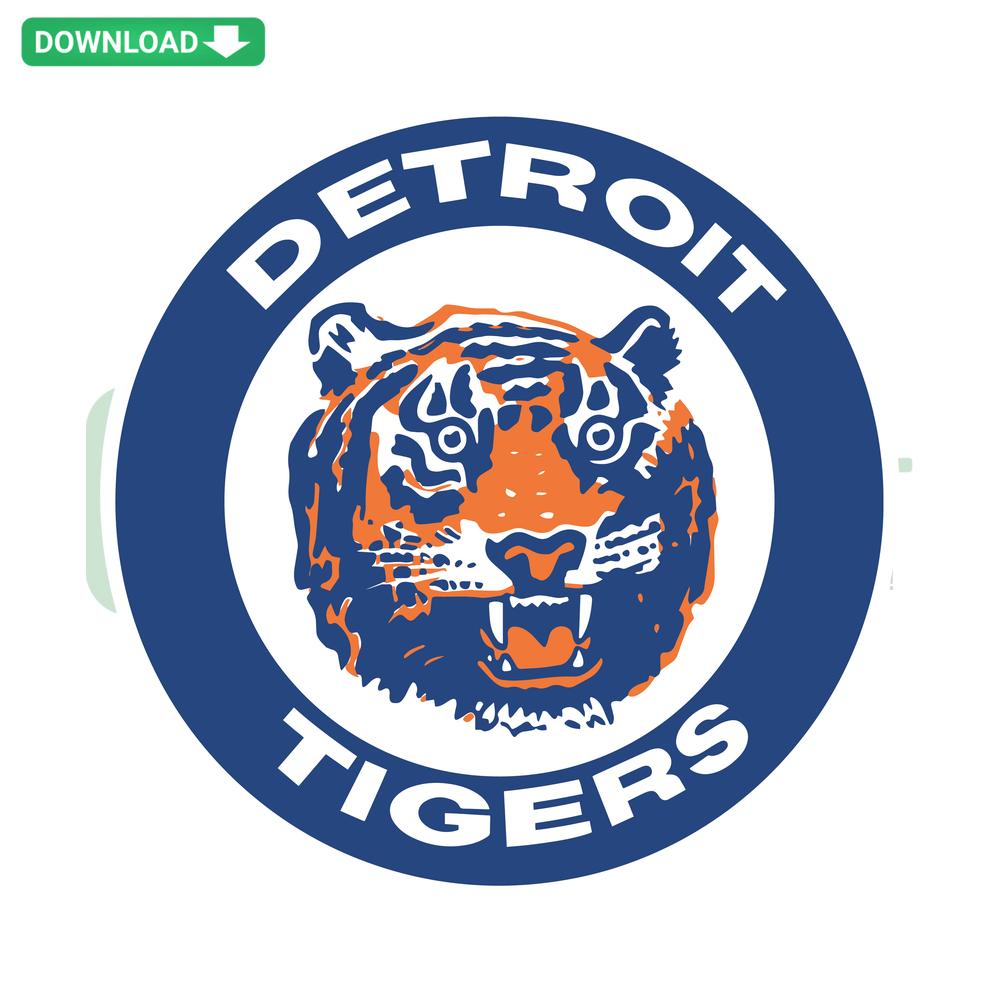 Detroit Tigers Baseball Player SVG Download: MLB-themed design for home decor, perfect for fans and crafting projects.