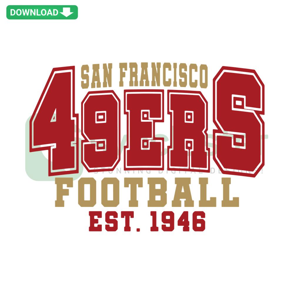 Vintage San Francisco 49ers football helmet SVG, high-res digital download, perfect for craft projects and sports fans.