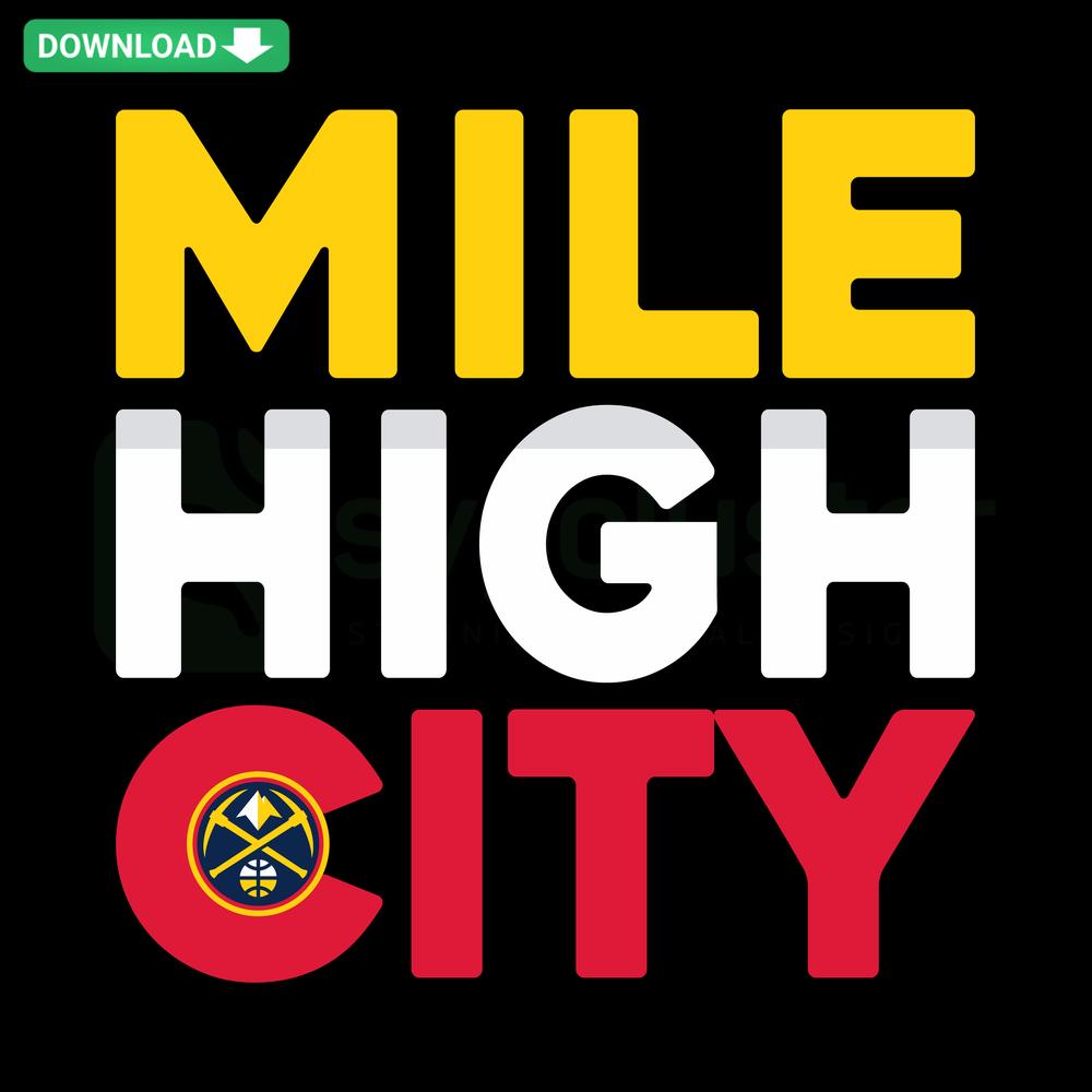Denver Nuggets Logo SVG: Mile High City NBA Basketball Design, SVG Resources for Designers