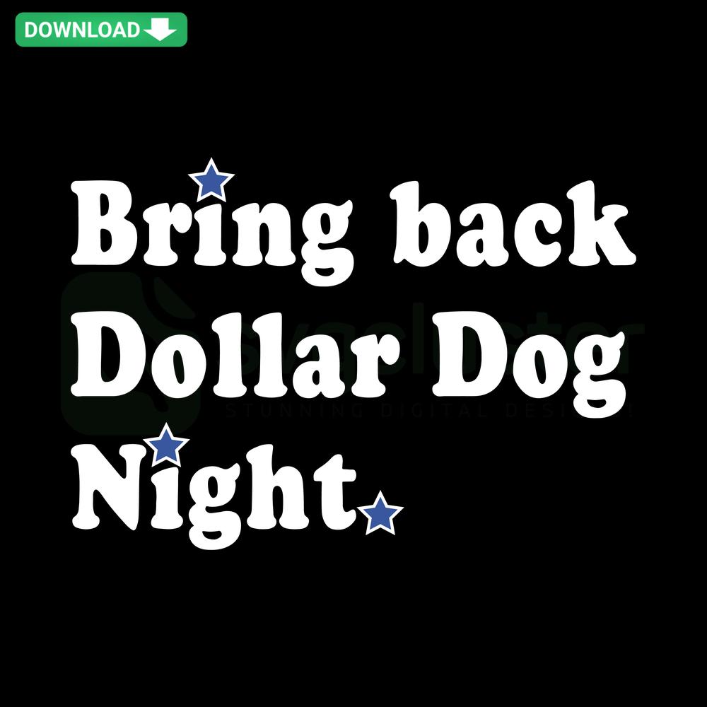 Philadelphia Phillies Dollar Dog Night SVG, printable SVG for crafts, featuring retro baseball theme. Perfect for fans and DIY projects.