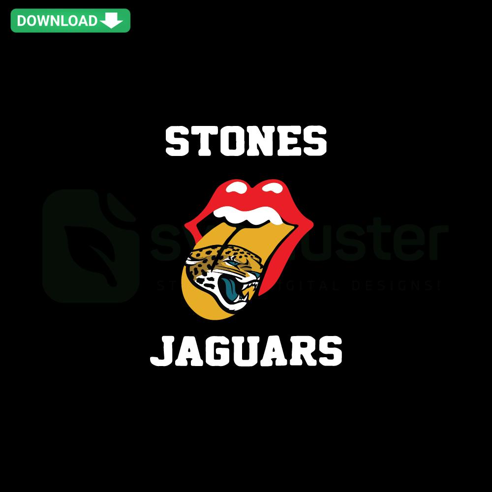 Rolling Stones Jaguars Tongue SVG, bold lips with fierce jaguar pattern, perfect for digital art and logos. Downloadable vector design.