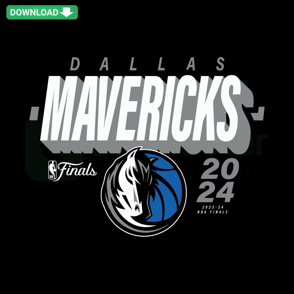 Dallas Mavs 2024 Final Horse SVG, digital download, Mavs-themed design, perfect for designers, instant file access.