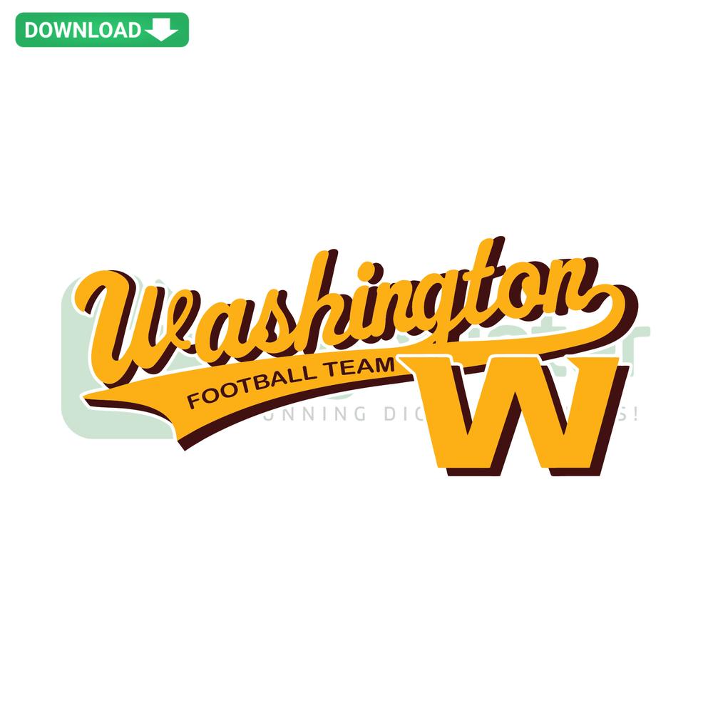 Washington Football Team Logo SVG, versatile SVG designs for home decor, featuring team emblem in bold maroon and gold colors.