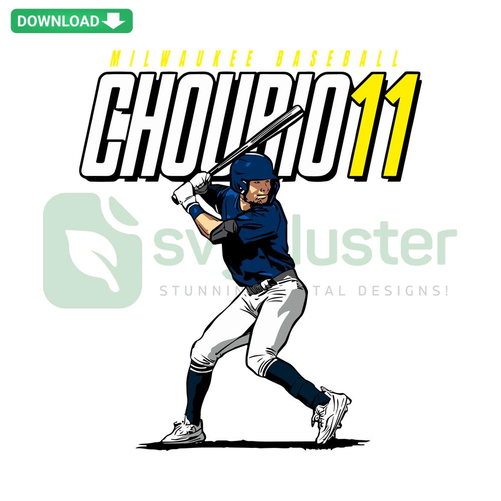 Milwaukee Brewers Jackson Chourio MLB Player SVG Design Files, Instant Download, Baseball Art, Sports Vector Graphics
