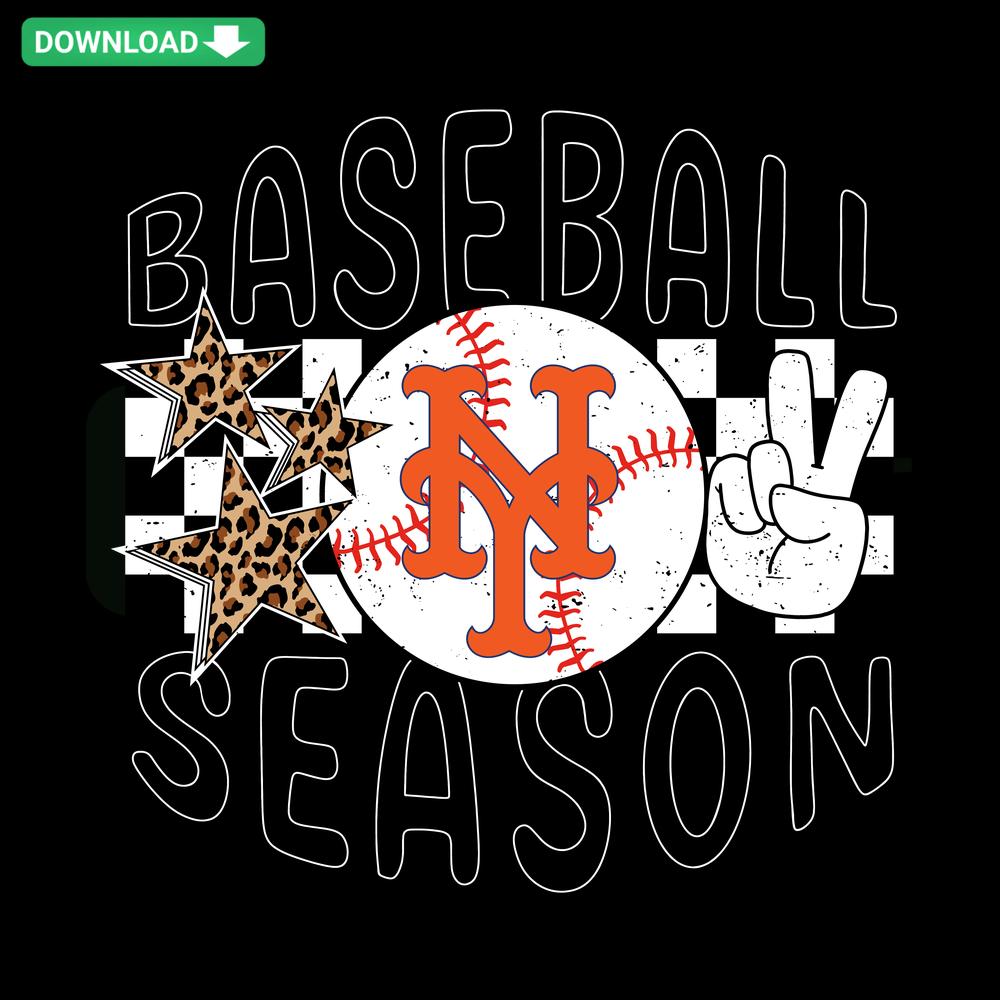 New York Mets SVG Design: Digital Download featuring unique Mets baseball theme, perfect for fans and craft creations.