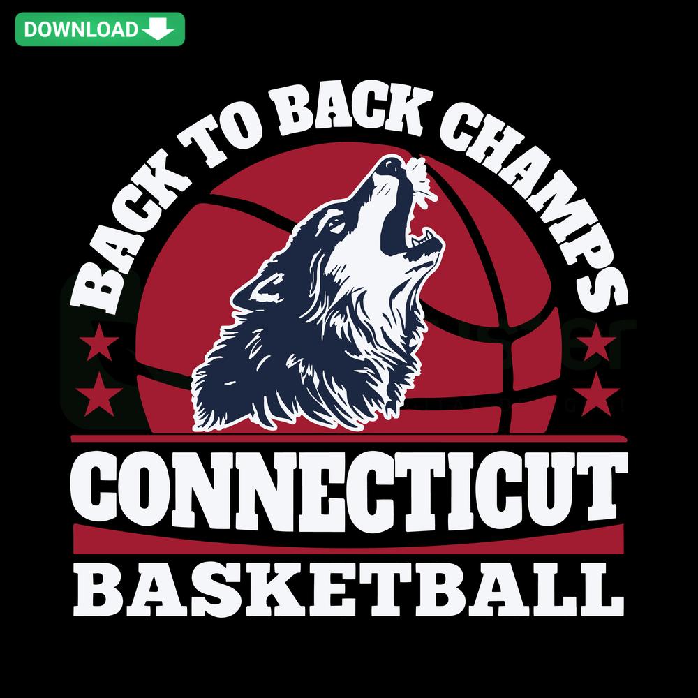 Connecticut Basketball Champions SVG Design, Instant Download, Digital Graphic for Designers, Sports Themed Creative File