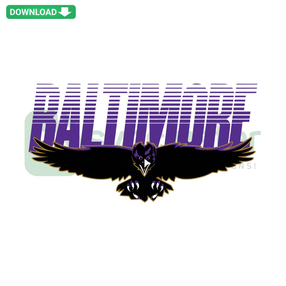 Vintage Baltimore Ravens SVG for Cricut, Classic Helmet Design, High-Quality Digital Download, Premium SVG Graphics