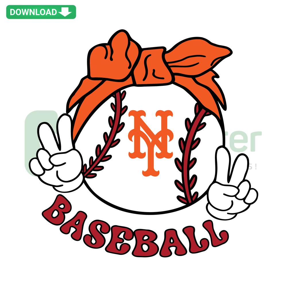 New York Mets Baseball SVG Design, MLB Team Logo, Vector Art for Designers, Creative SVG Resources, Mets Sports Graphics