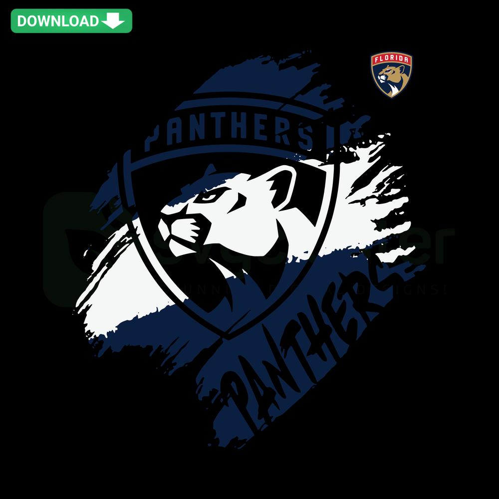 Florida Panthers Knockout Conference Champions SVG with bold logo; SVG digital asset; printable for NHL fans; detailed sports design.