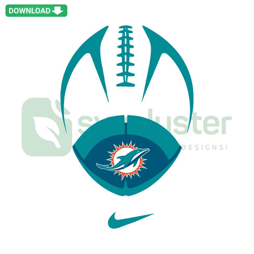 Miami Dolphins Logo SVG, high-resolution digital download featuring vibrant team colors and iconic dolphin design.
