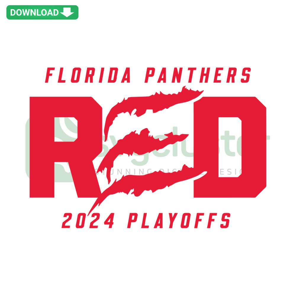 Florida Panthers 2024 Playoffs Hockey SVG Design, Digital Download, Perfect for Designers, NHL Fan Graphics, SVG Resources
