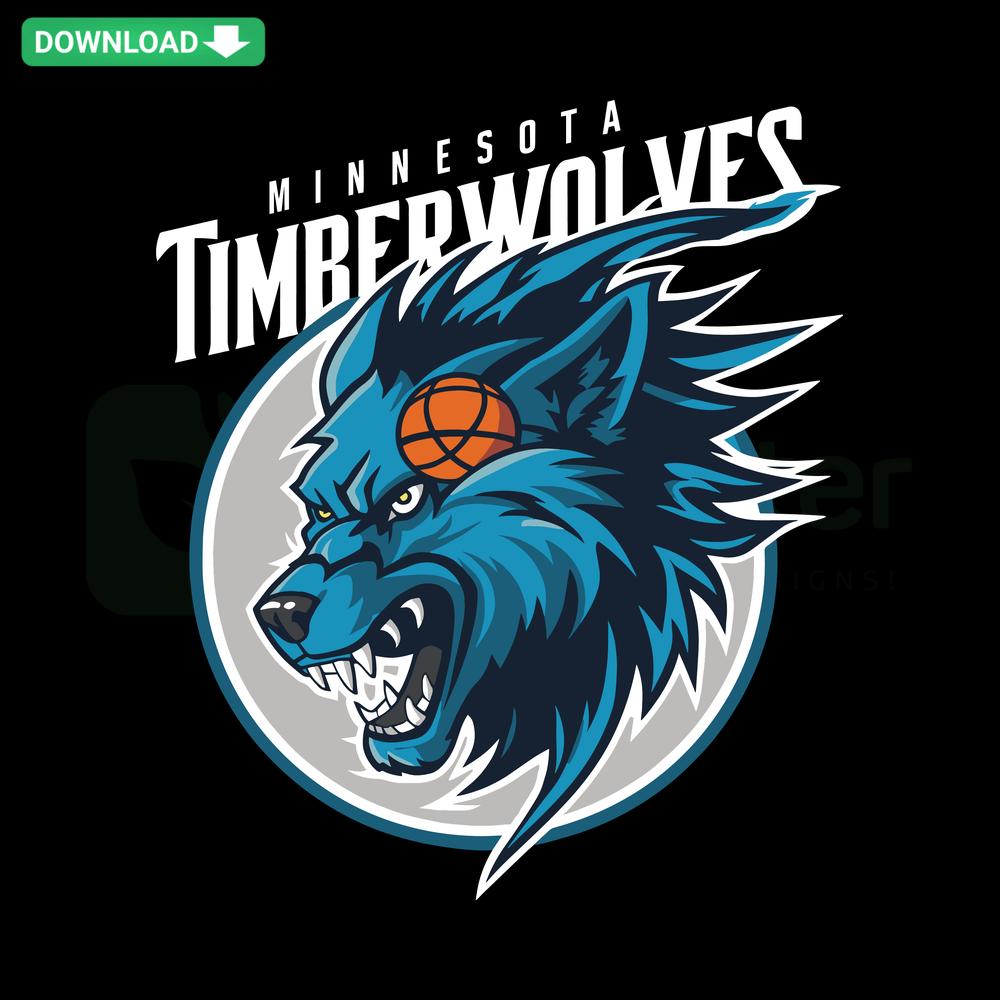 Minnesota Timberwolves SVG, basketball team logo, card-making templates, digital design for craft projects, NBA-themed graphics