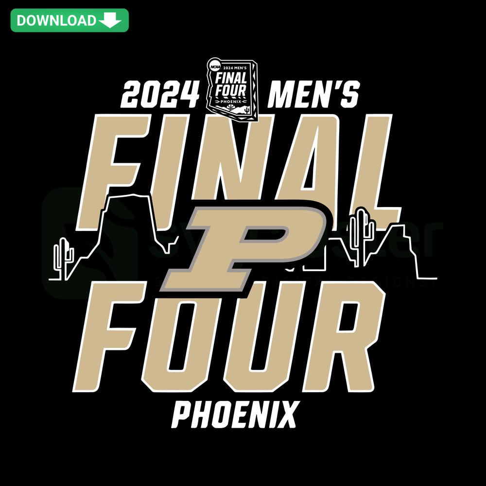 2024 Final Four Men's Phoenix Basketball SVG, digital download for designers, sports logo, instant file, graphic design resource