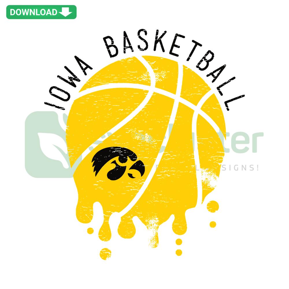 Iowa Hawkeyes Women's Basketball SVG, NCAA Logo, Cricut Ready File, Digital Download, Black and Gold Design