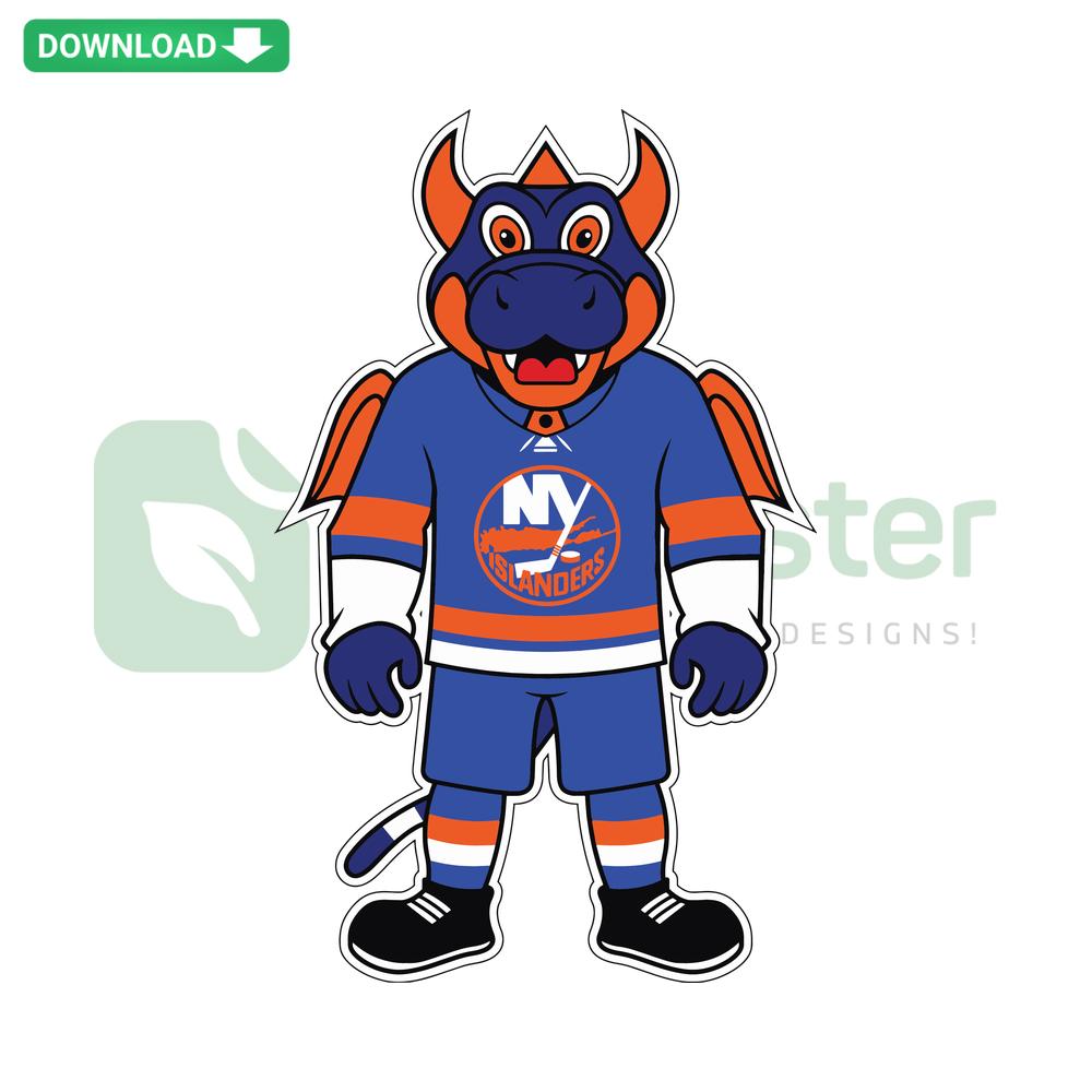 New York Islanders Mascot SVG Design, NHL Hockey Logo, Digital Download for Home Decor, Sports Themed Graphics