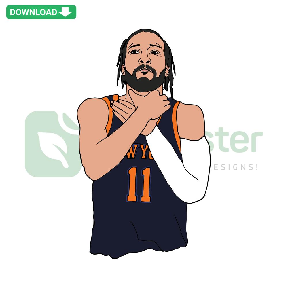Bold 'Don't Choke' NYC Knicks Basketball SVG design; ideal for crafting unique NYC Knicks-themed sports patterns.