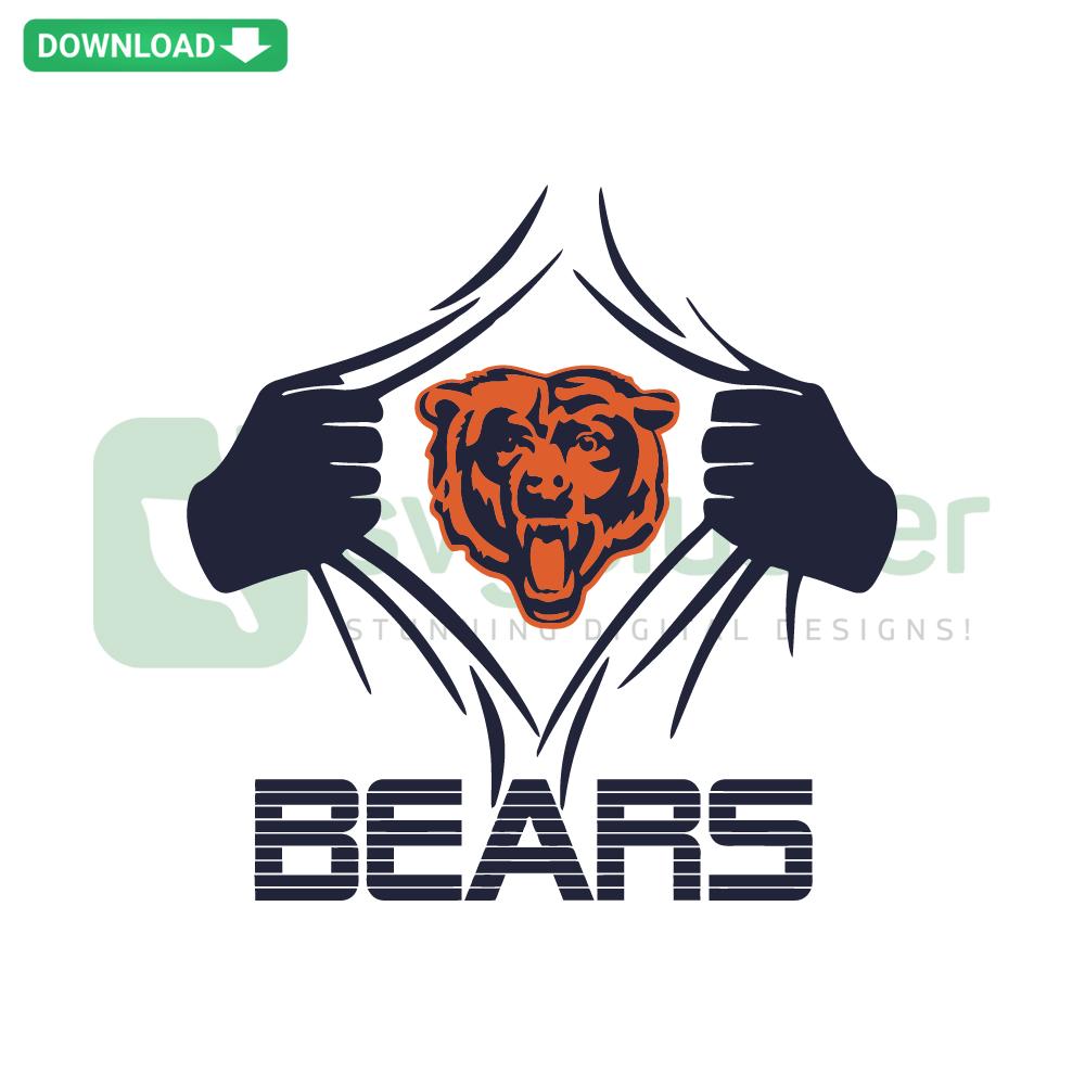 Chicago Bears Logo SVG for Cricut, Vector Graphics Digital Download, NFL Team Design, Fan Art, Cut File