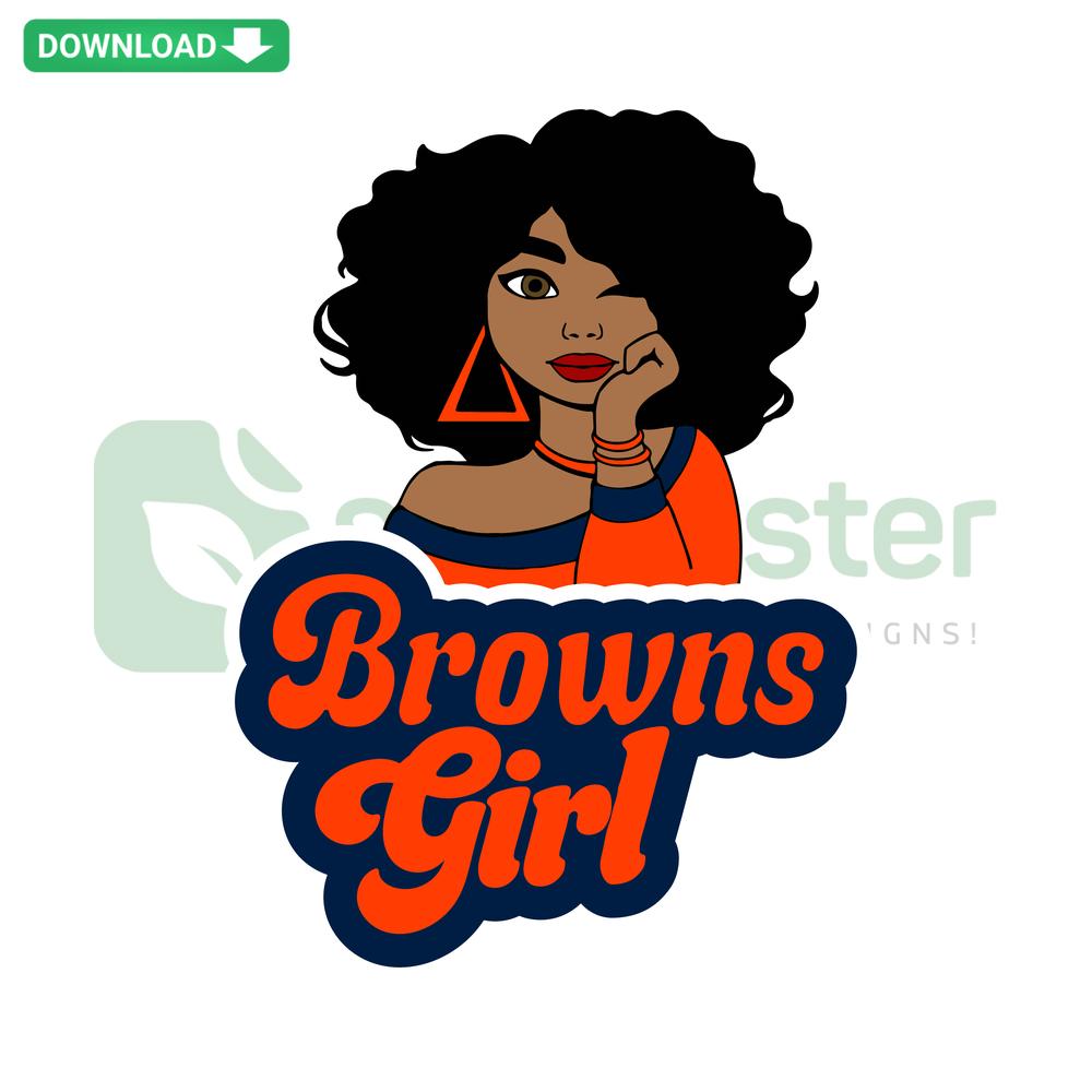 Cleveland Browns SVG Clip Art: Iconic logo design with helmet, team colors, perfect for crafting and fan projects.