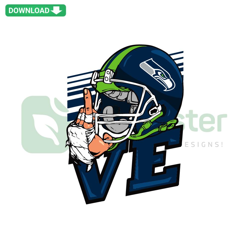 Seattle Seahawks NFL SVG Download, vibrant team logo design ideal for cutting machines; perfect for Seahawks fans and DIY crafts.