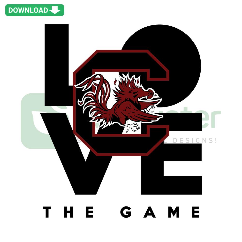 South Carolina Gamecocks Women's Basketball SVG, Premium Design, Perfect for Sports Fans and Designers, Love The Game.