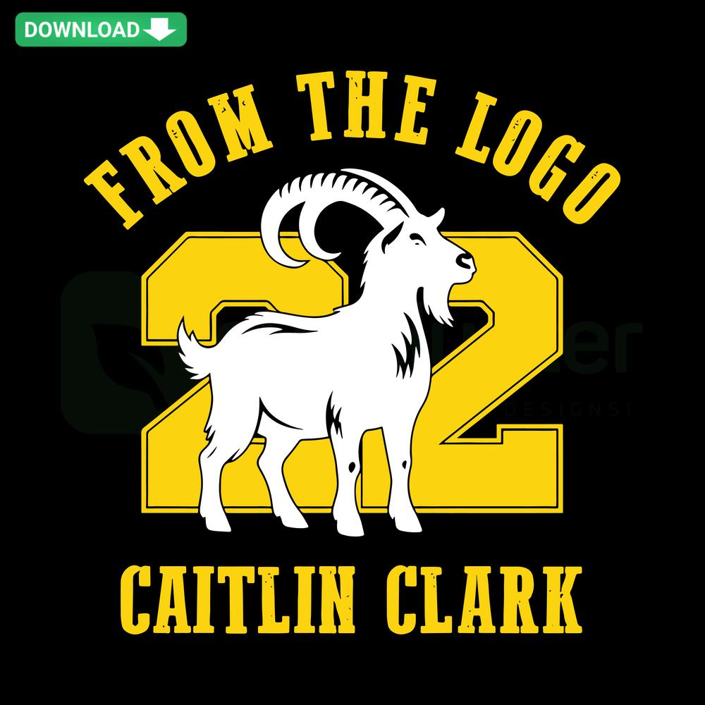 SVG download showcasing Caitlin Clark logo design, perfect for crafting projects and digital creations; SVG cut files included.