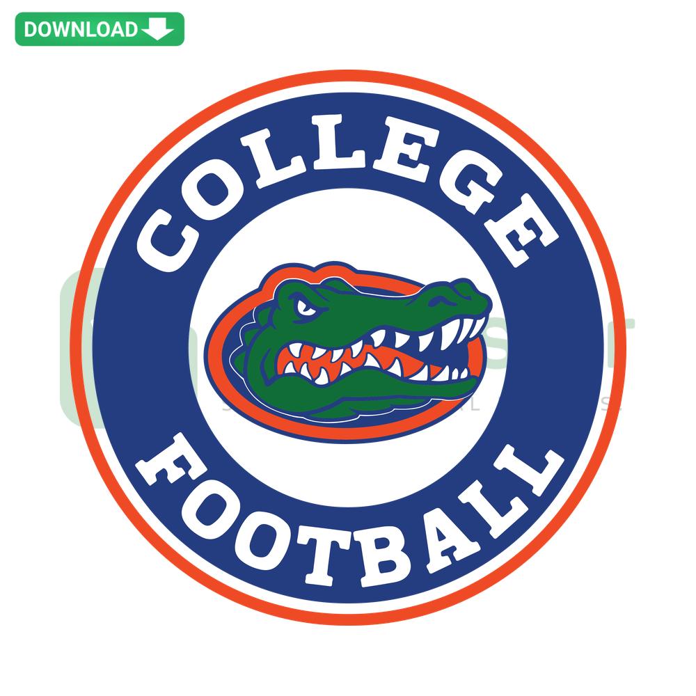 Florida Gators Football SVG, digital download featuring Gators logo, ideal for designers seeking sports-themed SVG design resources.