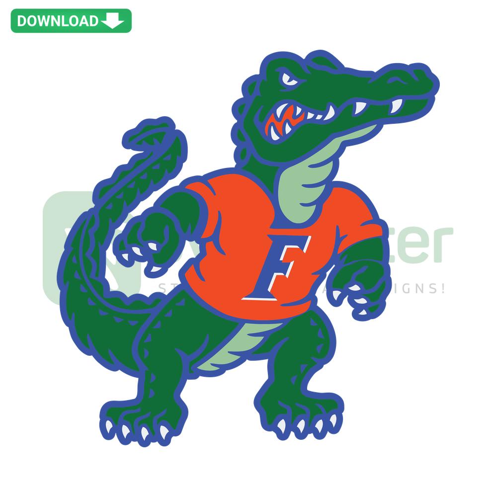 Florida Gators Football SVG Design for T-Shirts, Digital Download, Team Logo, Blue and Orange, College Sports Fan Apparel