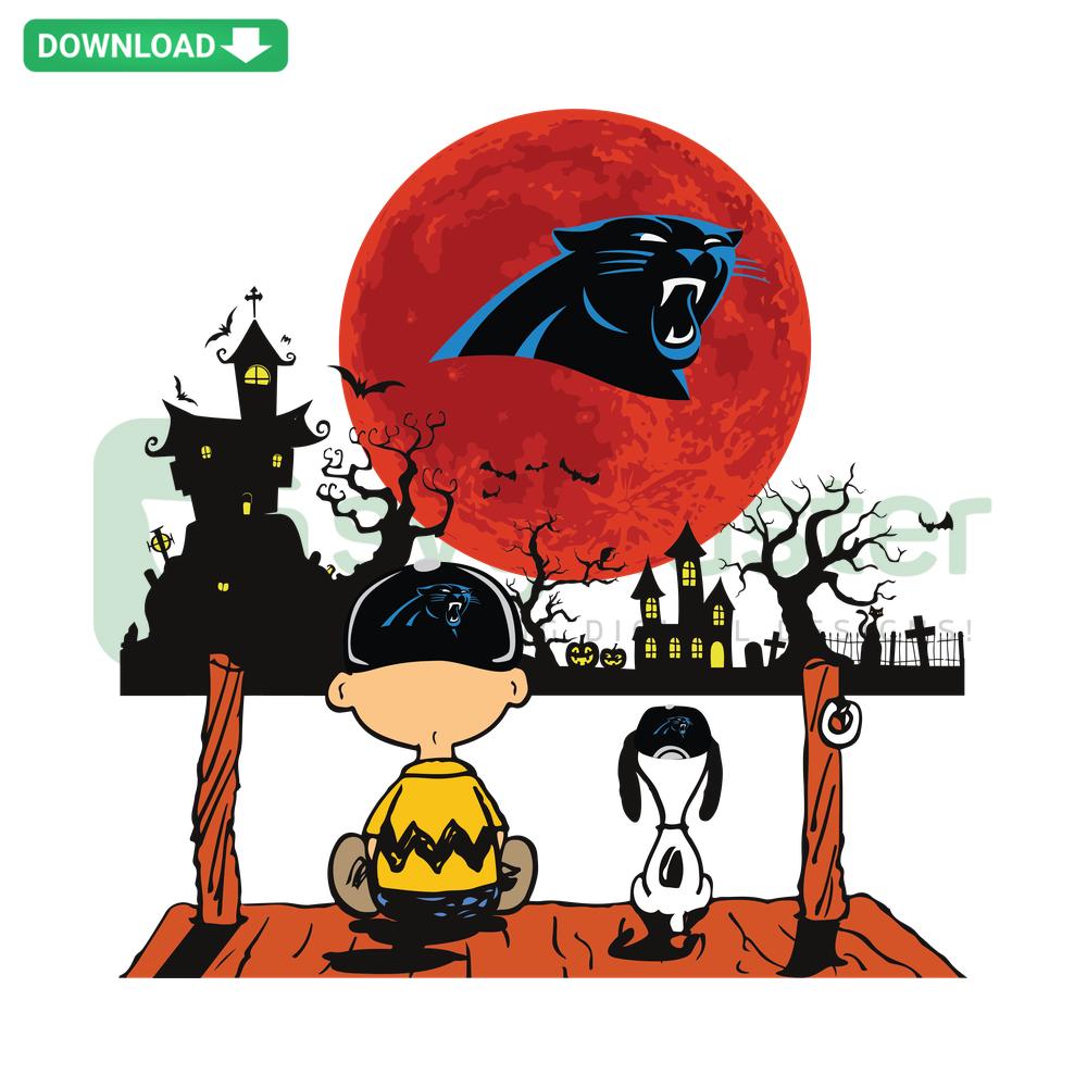 Charlie Brown, Snoopy PDF, Carolina Panthers SVG Design for Designers, Football Theme Decor, SVG Resources for Crafts