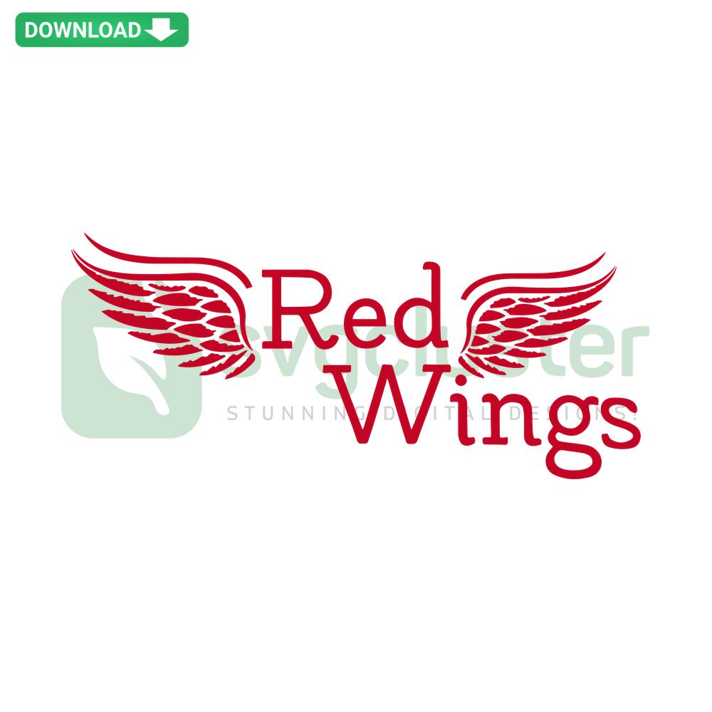 Detroit Red Wings NHL SVG design for Cricut/Silhouette, featuring iconic team logo, perfect for crafts & fan projects. Download now!