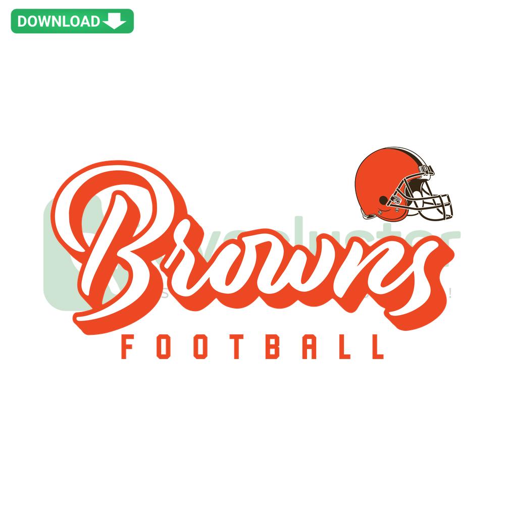 Browns football helmet SVG design, perfect for Cricut projects. Instant digital download for designers.